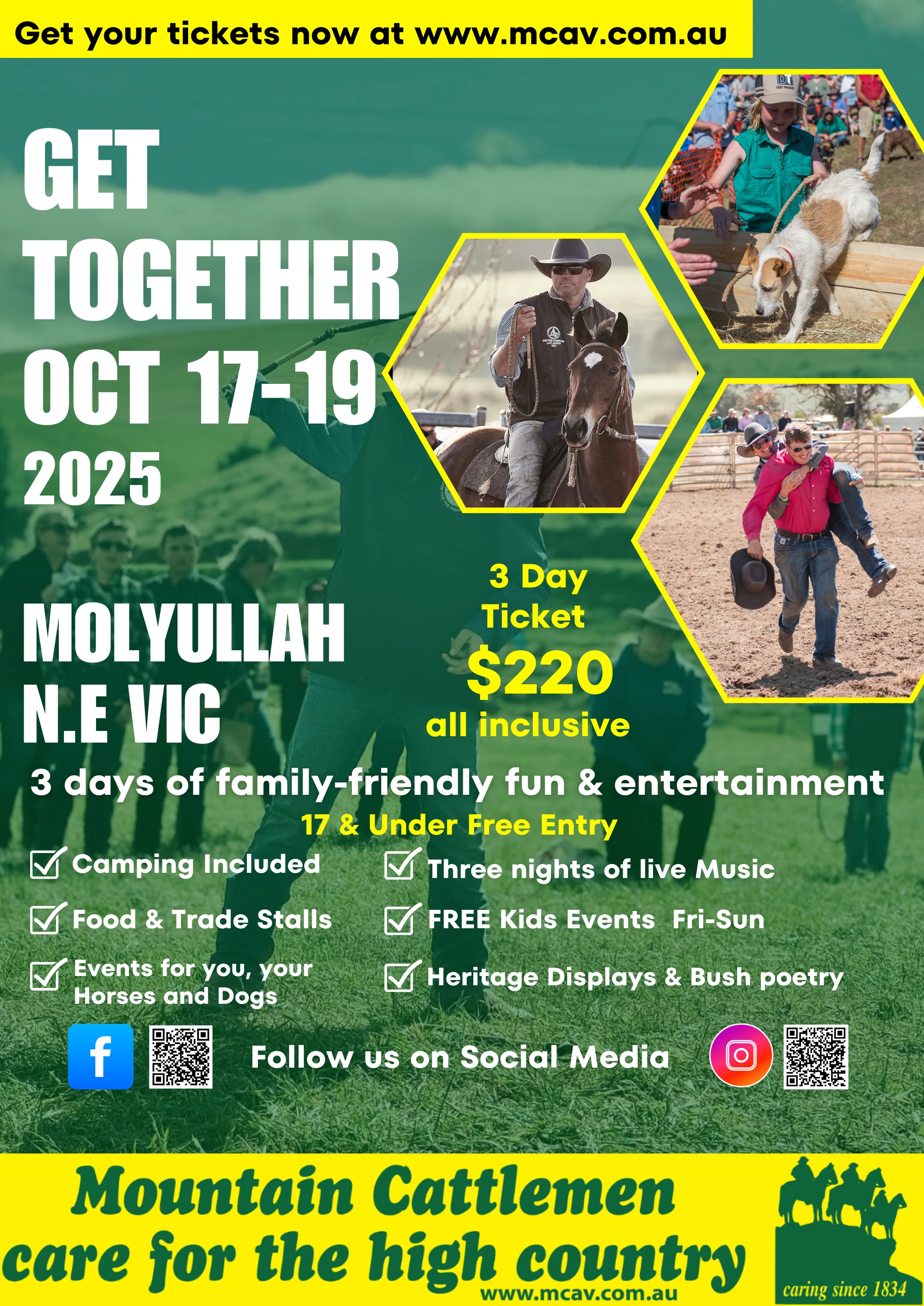 Mountain Cattlemen's Association Get Together 2025 poster